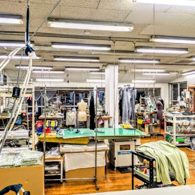 裁断、縫製、仕上げ、小ロット対応可能　Made in Japan